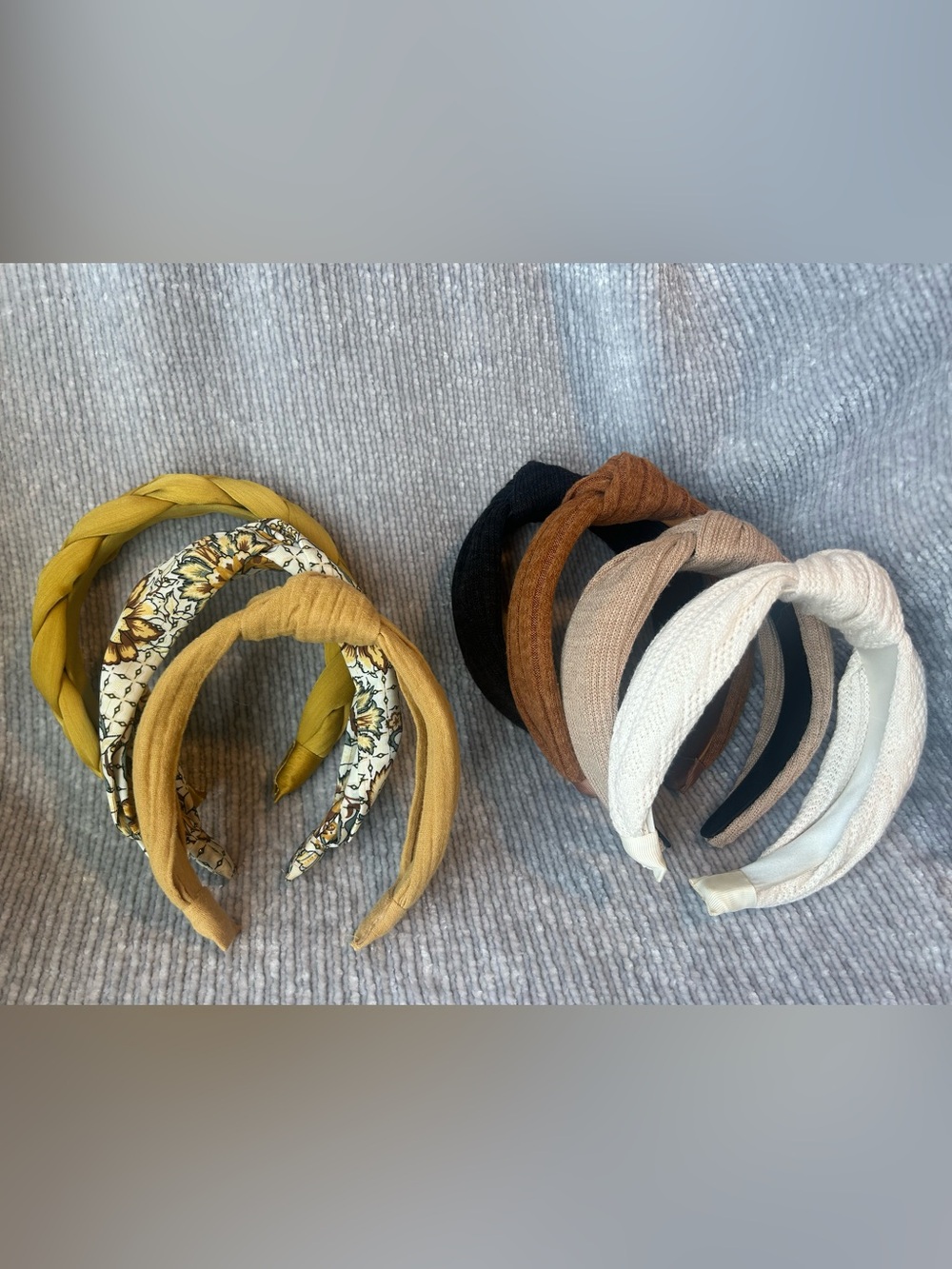 Women’s Headband Bundle | Neutrals, Mustard, Braided, Knotted, Floral, Ribbed